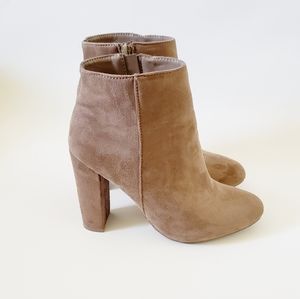 WILD DIVA Brown Booties size 7 1/2